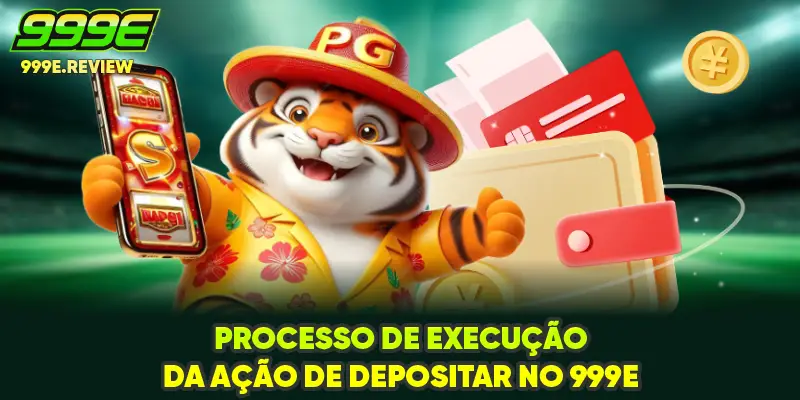 Processo de execução da ação de depositar no 999E