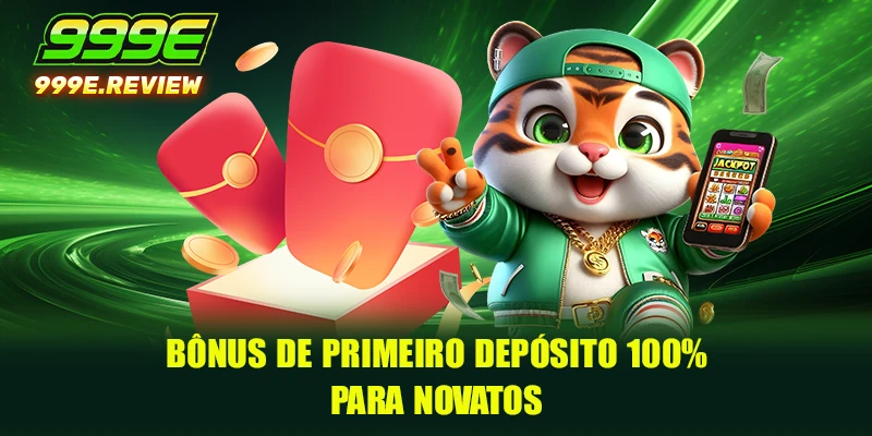 Bônus de primeiro depósito 100% para novatos